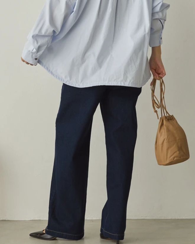 ハイウエストデニムパンツ