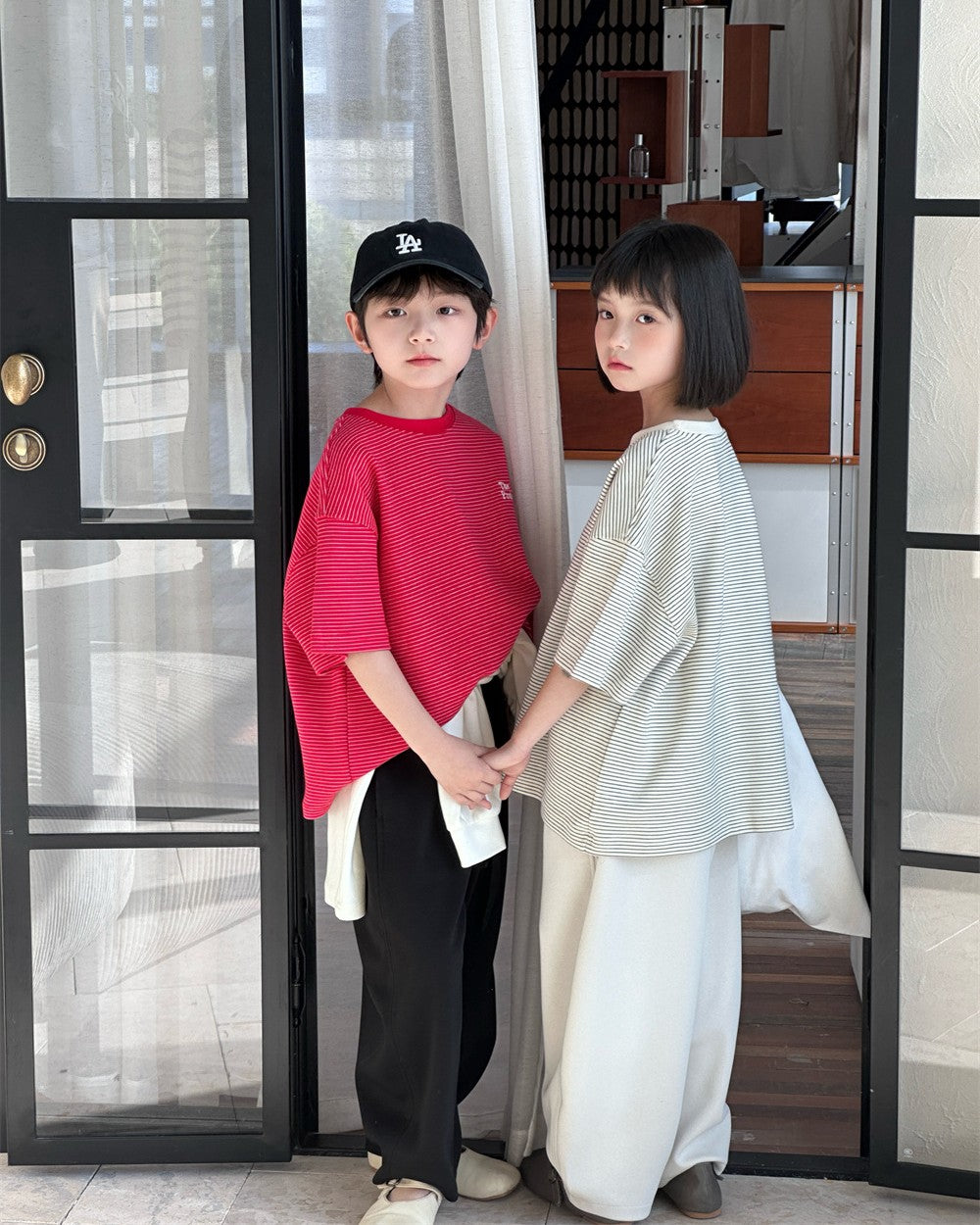テーパードスウェットパンツ