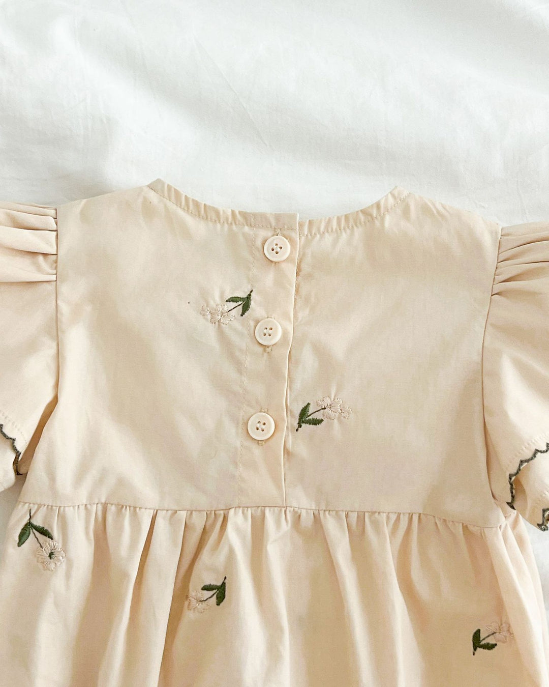 レイヤースリーブブラウスロンパース