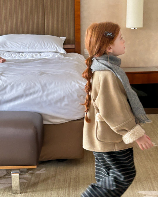 ミニバッグ付ムートンコート