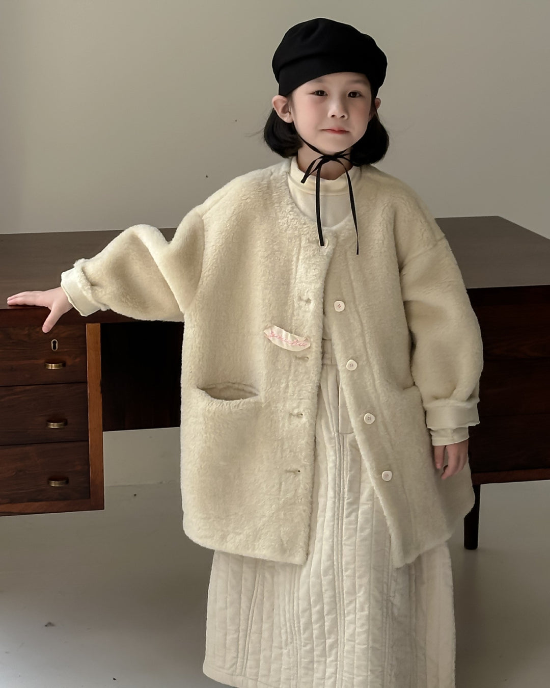 ネオンステッチボアコート