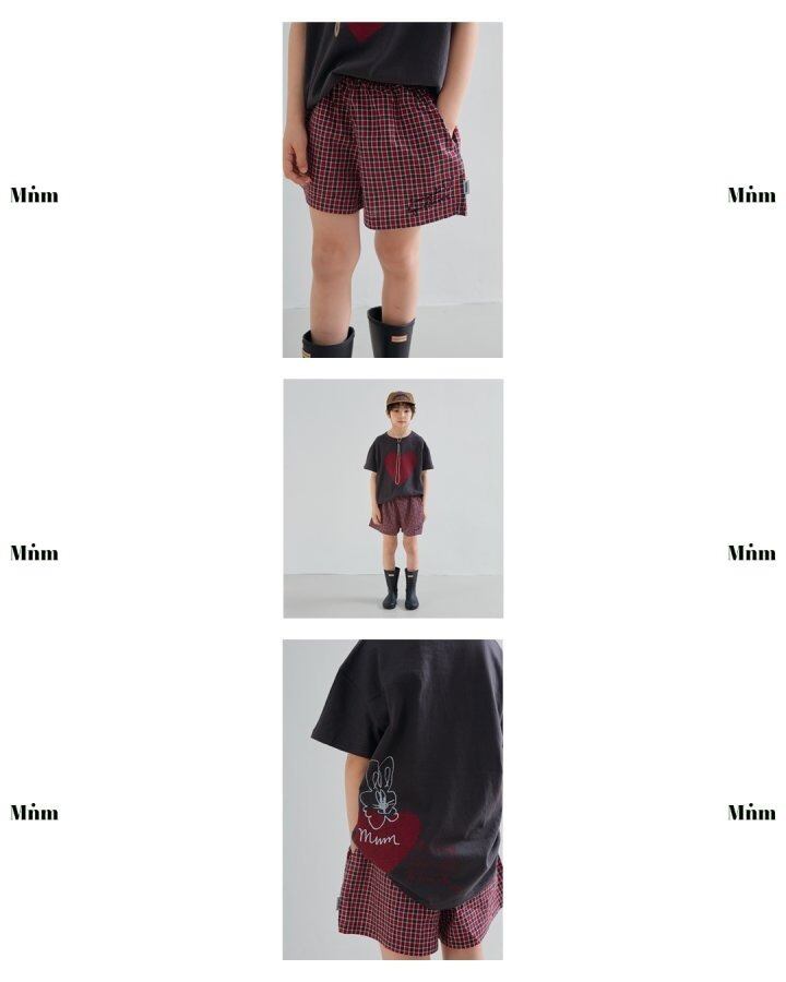 [MINIMAL]check trunk pants