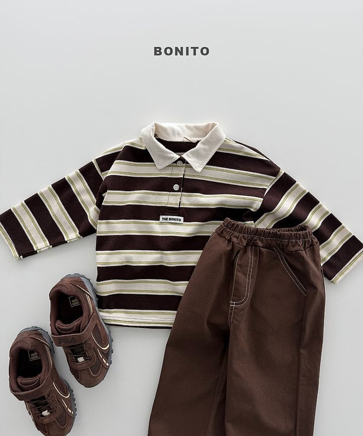 [BONITO]ステッチコットンパンツ