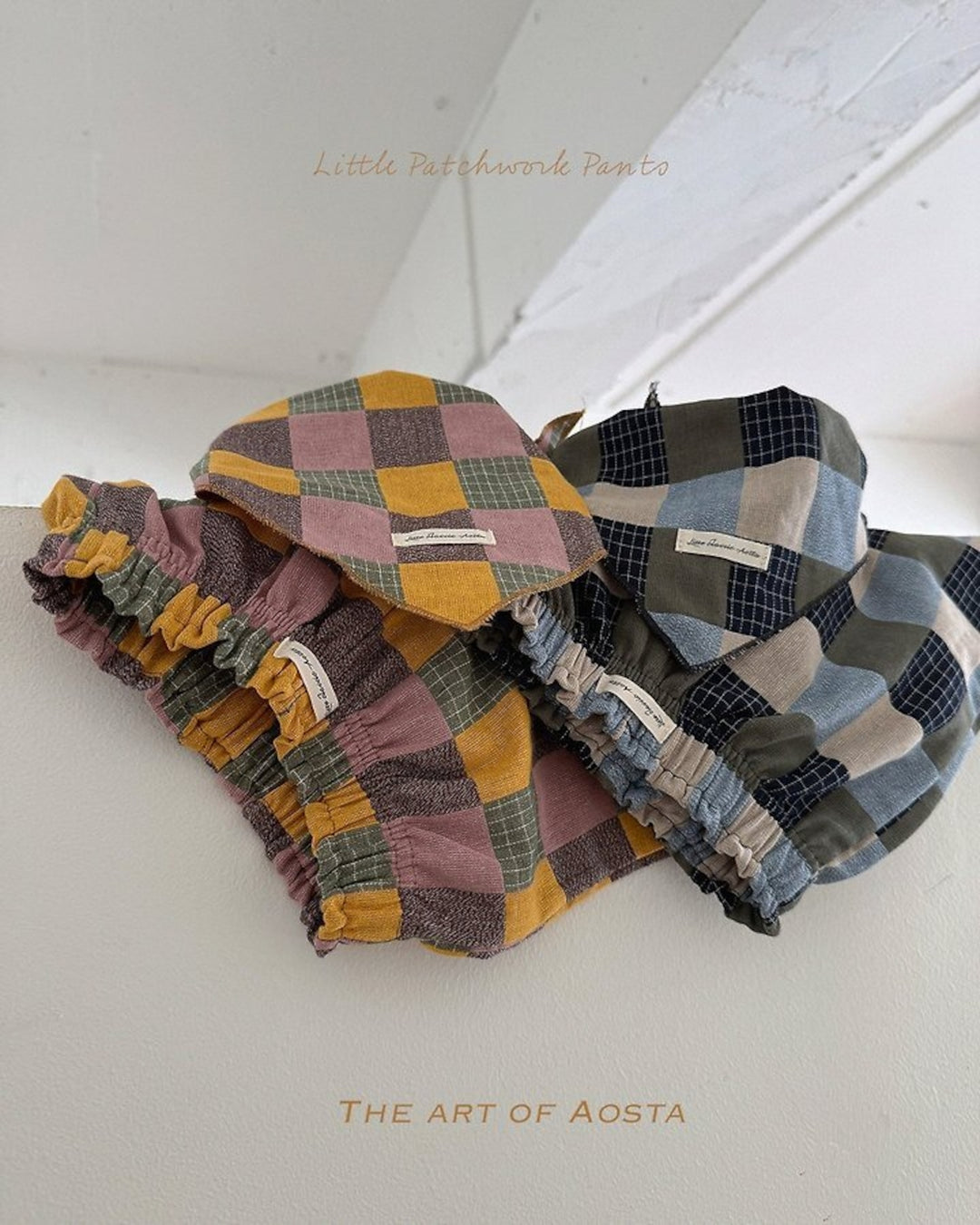 [AOSTA]Patchwork Scarf