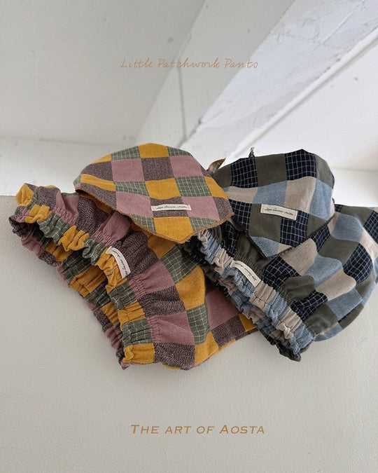 [AOSTA]Patchwork Scarf