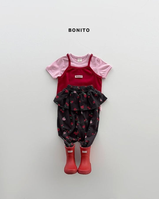 [BONITO]frill jogger pants