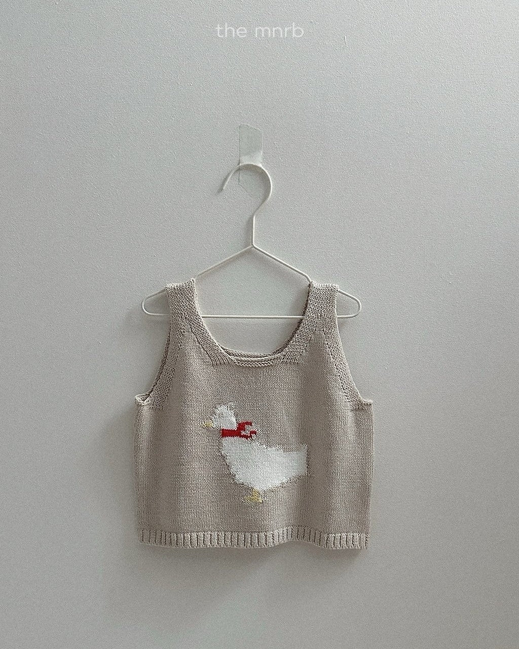 [minirobe]Duck Knit Vest