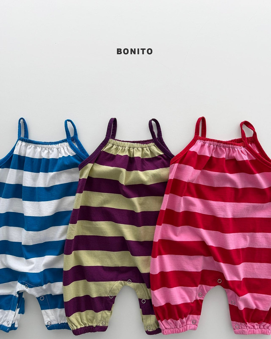 [BONITO]big border overall