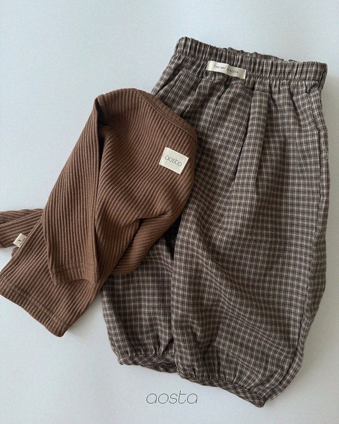 [AOSTA]Mocha Balloon Pants