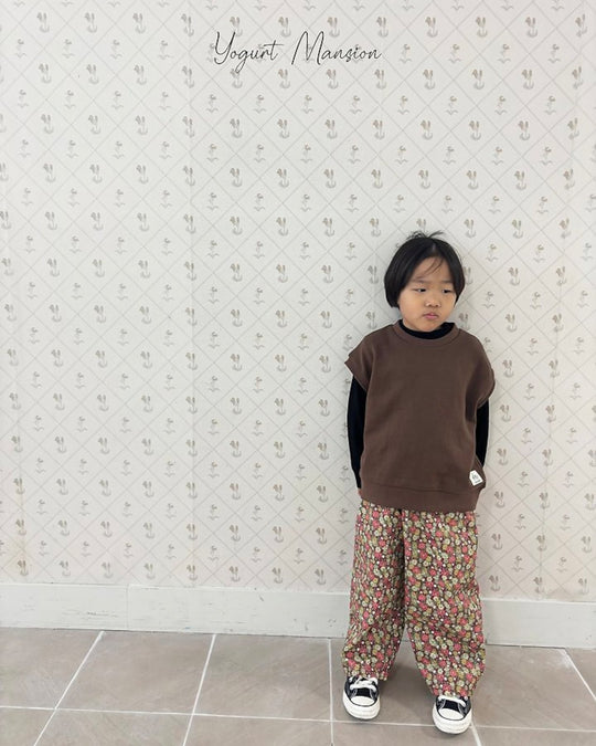 [yogurt mansion]flower pants