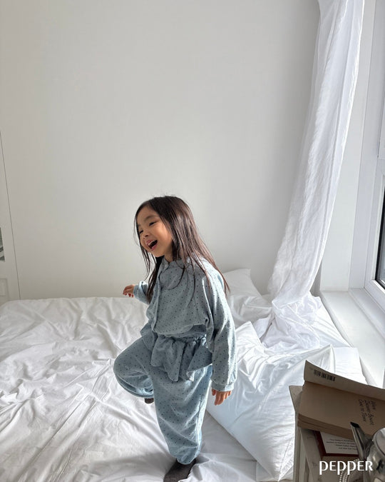 [pepper]dot terry cardigan