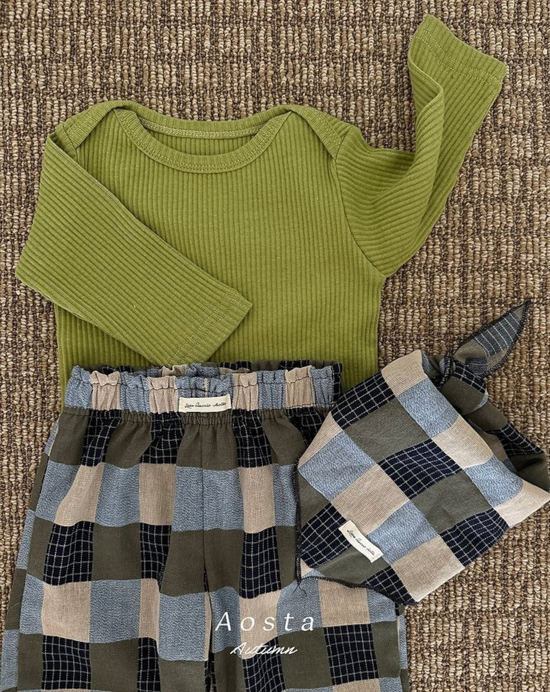 [AOSTA]Patchwork Pants