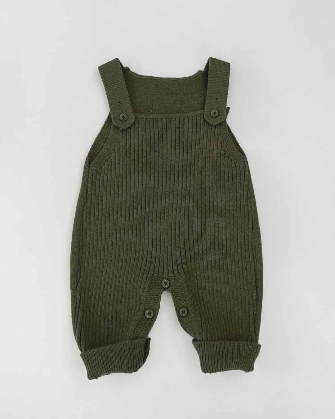 テレコリブニットサロペット