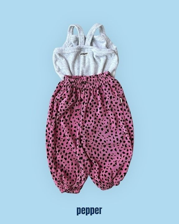 [pepper]ketchup terry sleeveless