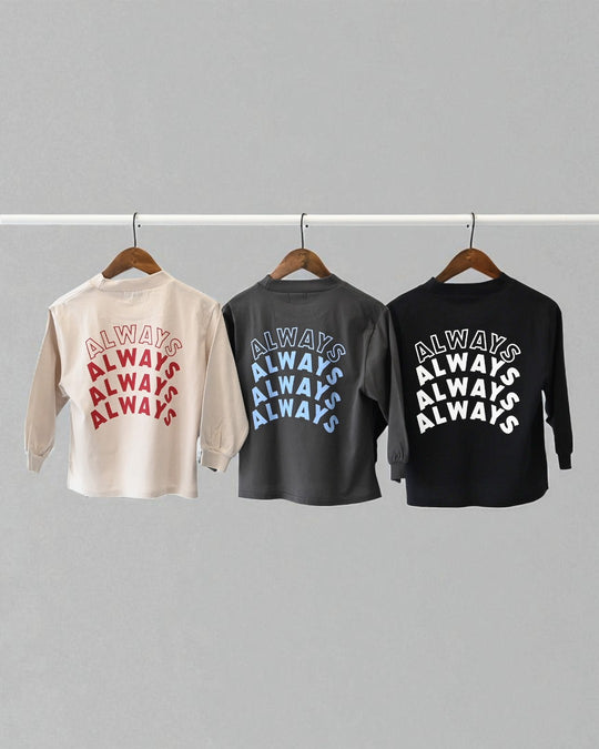 [undeny.]NEVER L/S Tシャツ715402