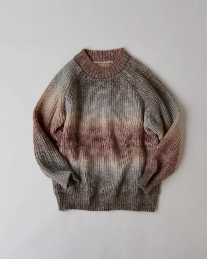 グラデーションニット