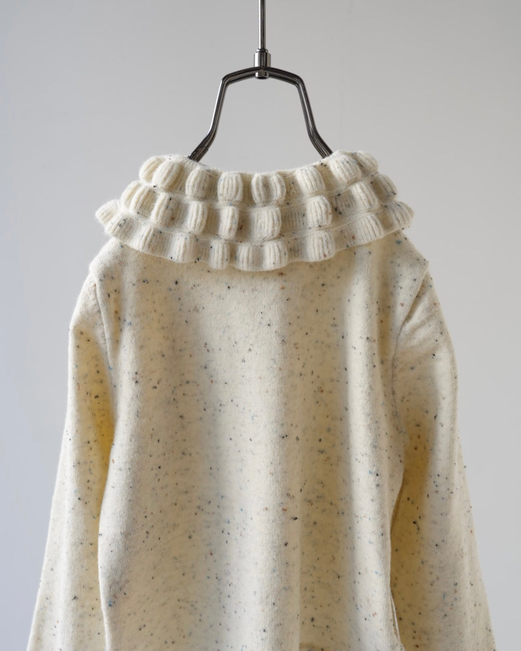 ぽこぽこカラーネップニット