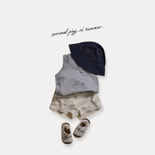 [NORMAL PLAY]pony sleeveless shirt