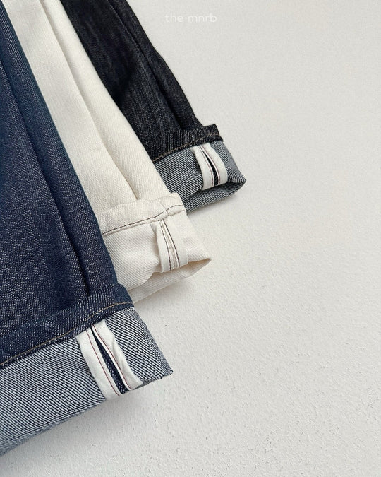 [minirobe]Non-Fade Denim Pants
