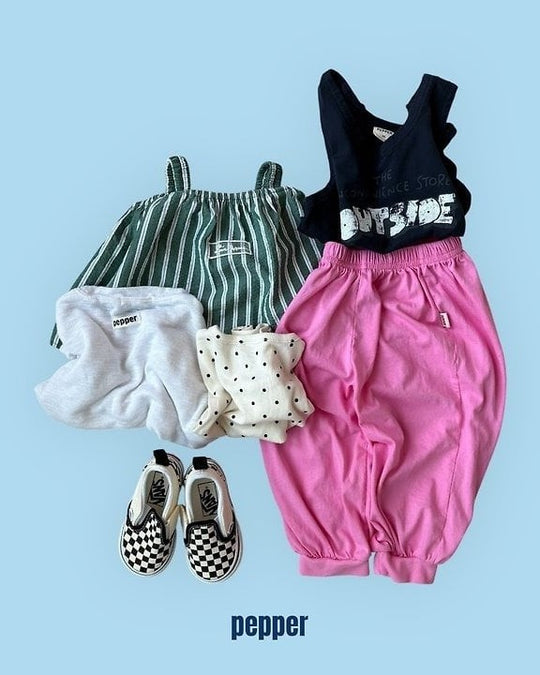 [pepper]coconut elastic waist blouse