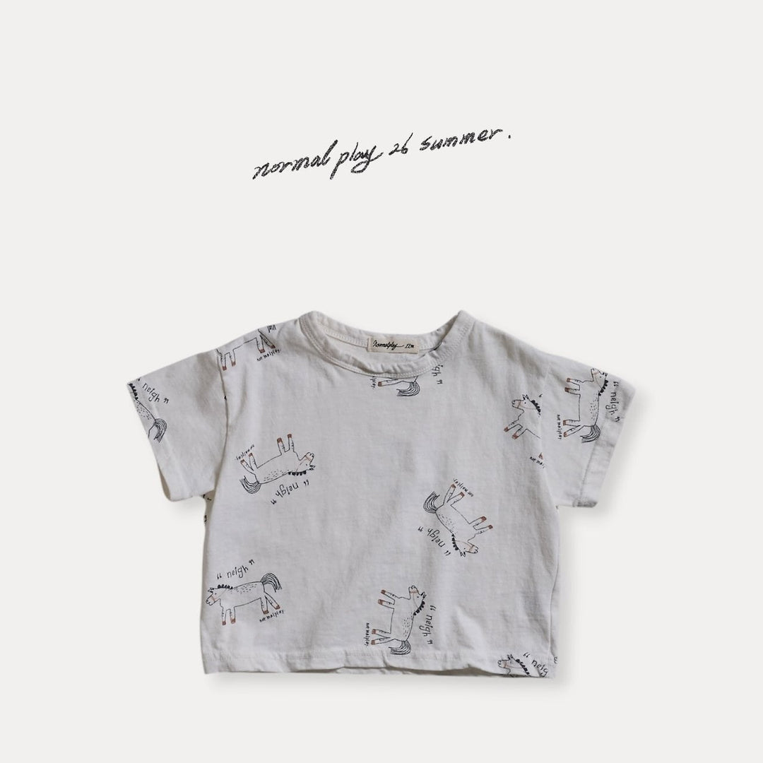 [NORMAL PLAY]pony short sleeve T