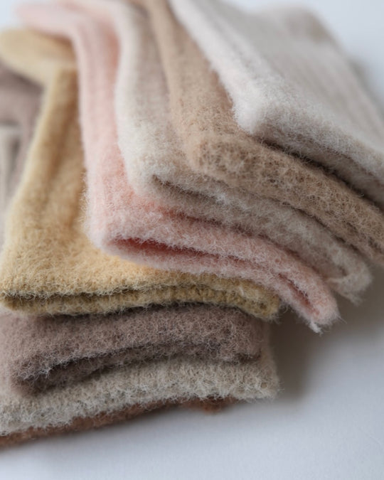 ふわもちベビーソックス2足セット