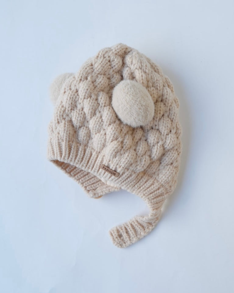 バブルニットくまさんボンネ