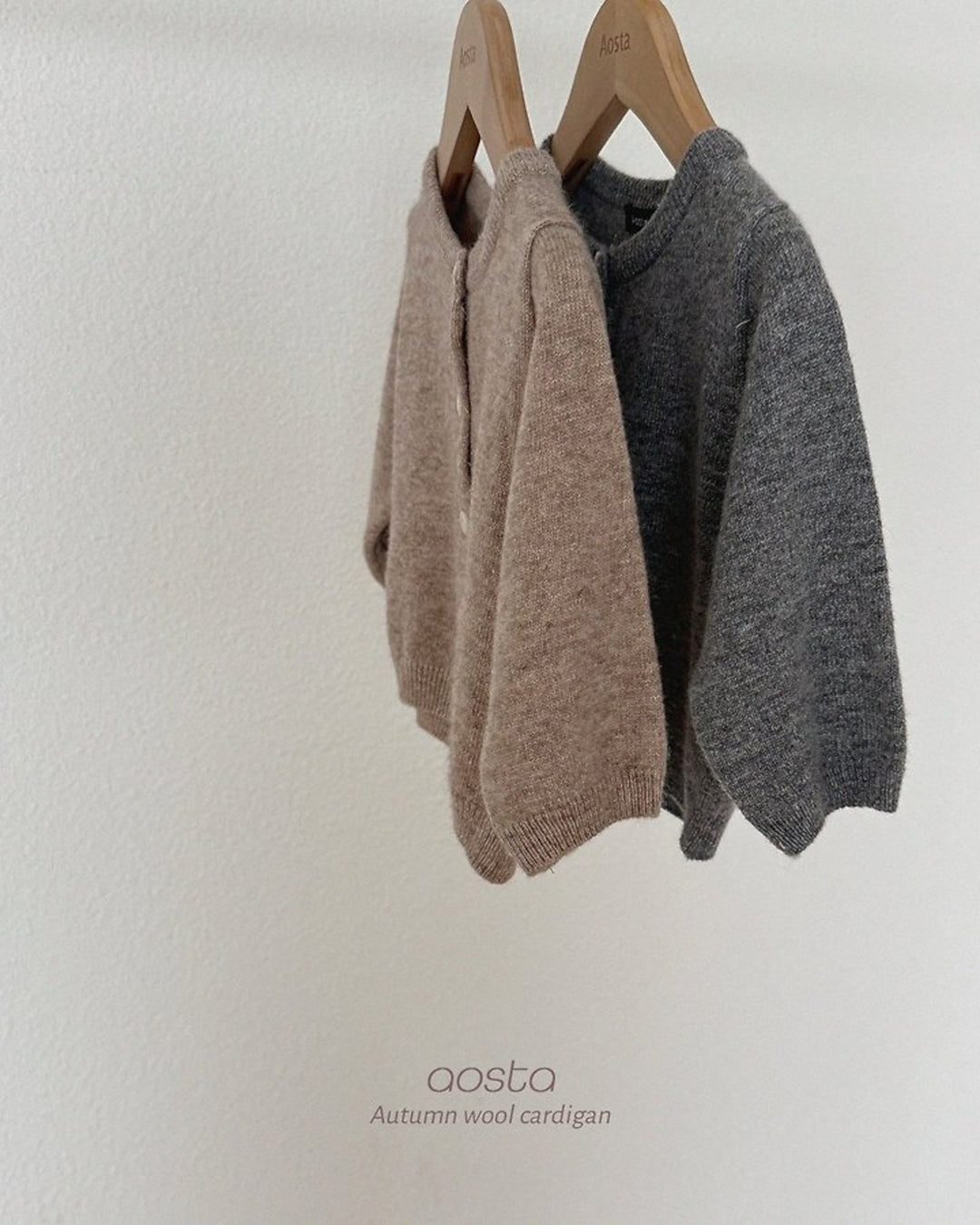 [AOSTA]Knit Cashmere Cardigan