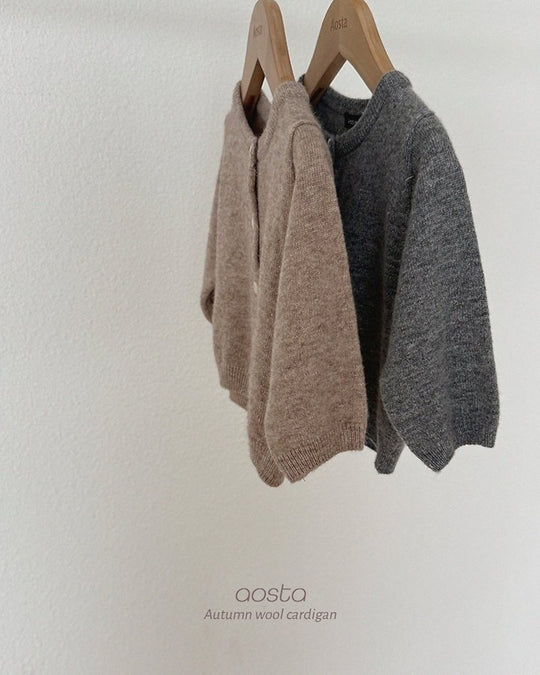 [AOSTA]Knit Cashmere Cardigan