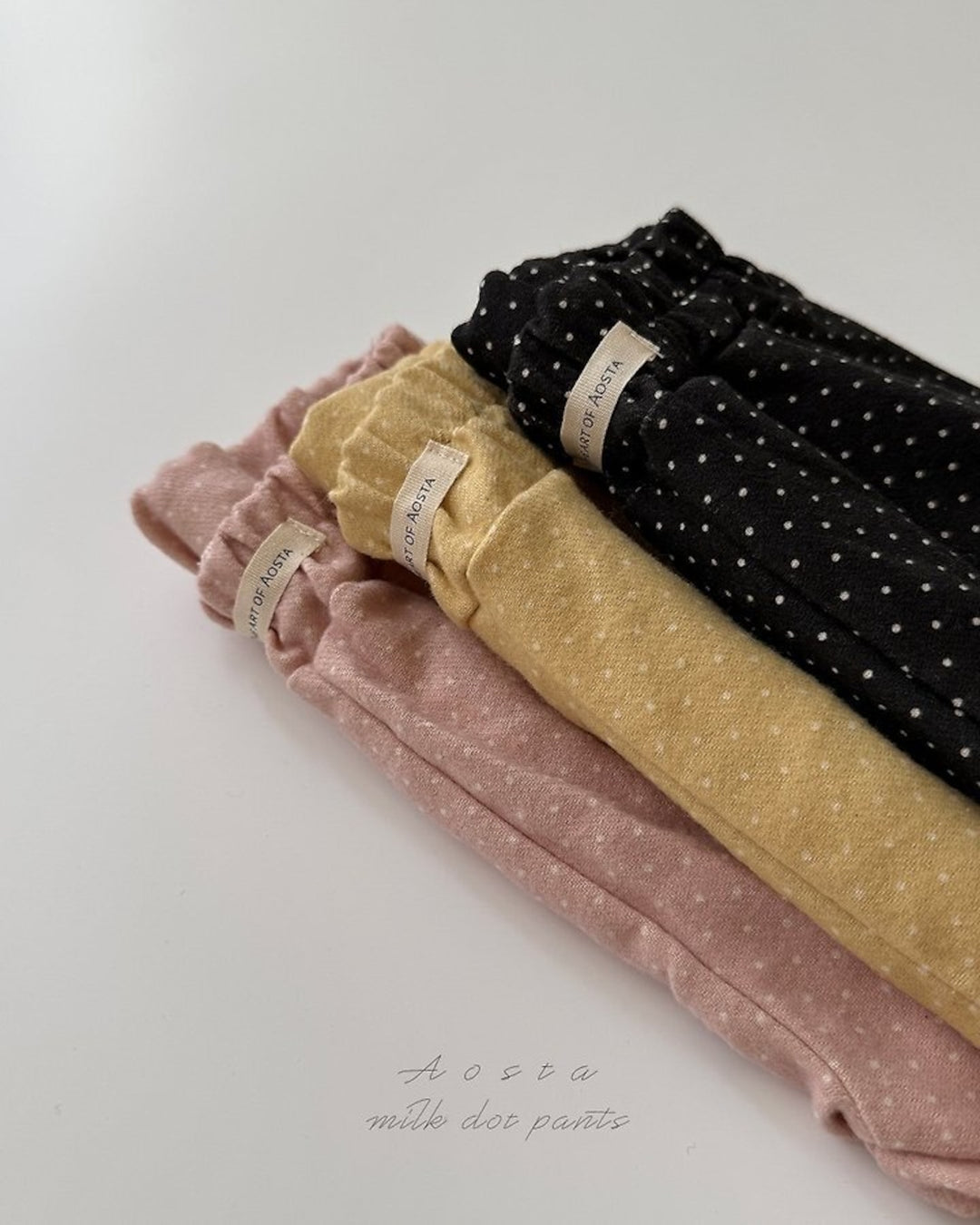 [AOSTA]Milk Dot Pants