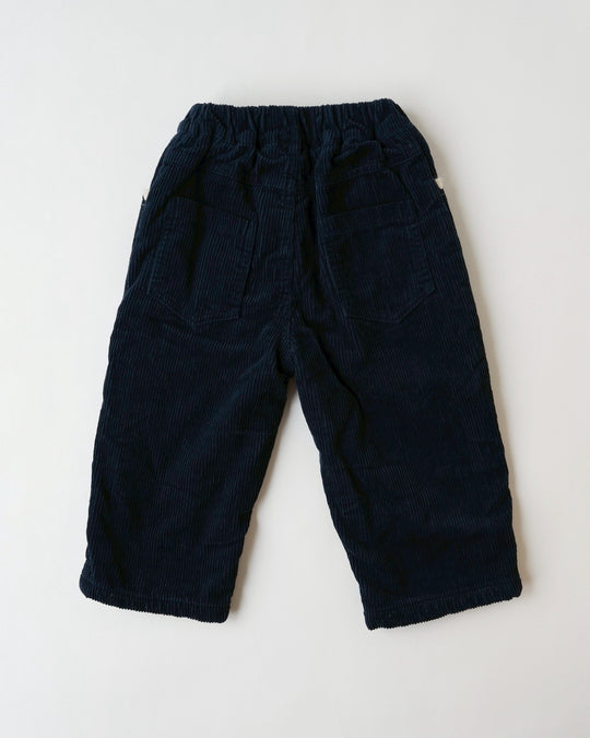 ステッチコーデュロイ裏起毛パンツ