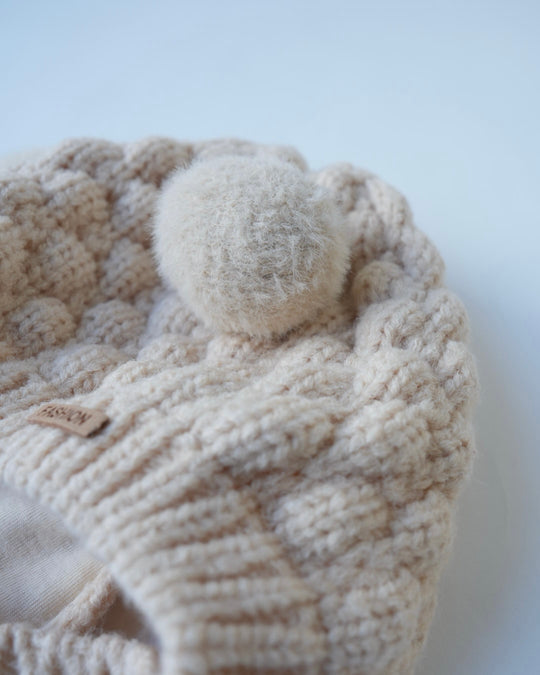 バブルニットくまさんボンネ