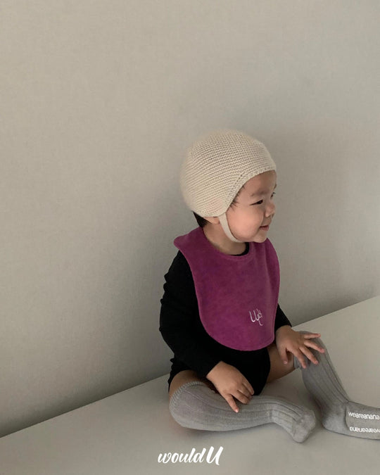 [would U]cloud terry bibs"16色"