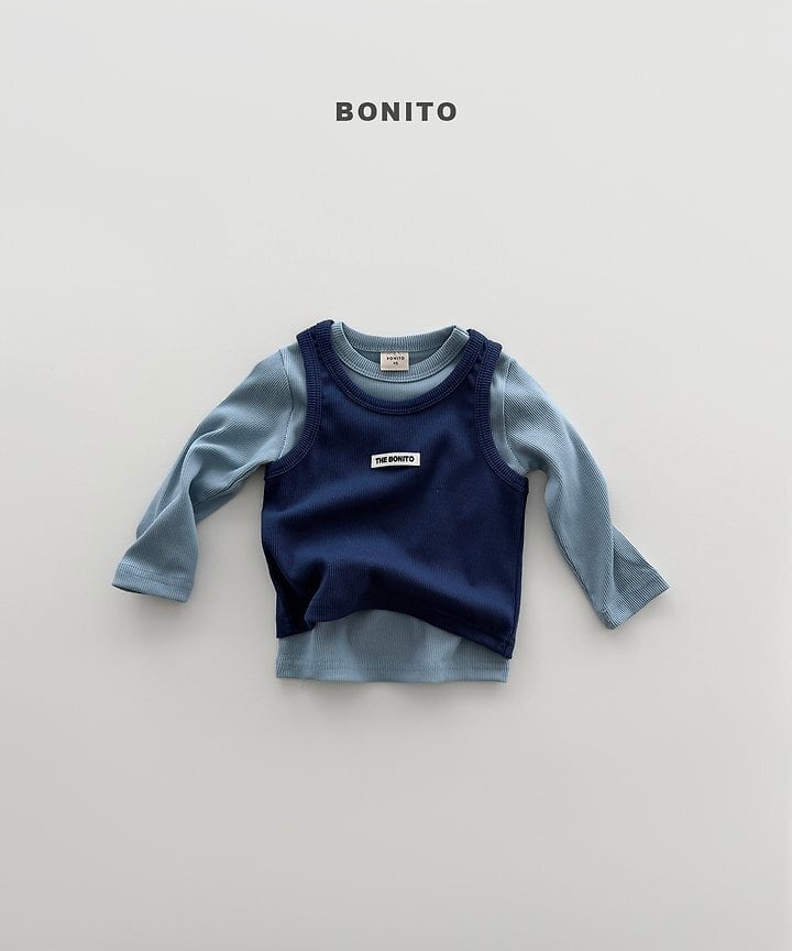 [BONITO]リブレイヤードノースリーブ