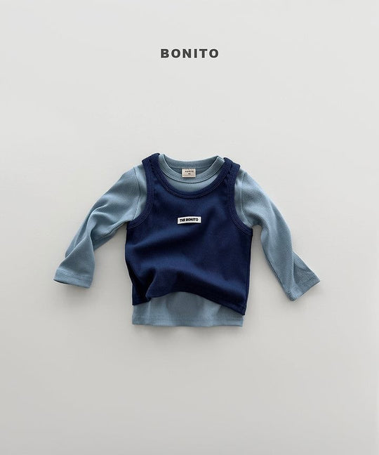 [BONITO]リブレイヤードノースリーブ