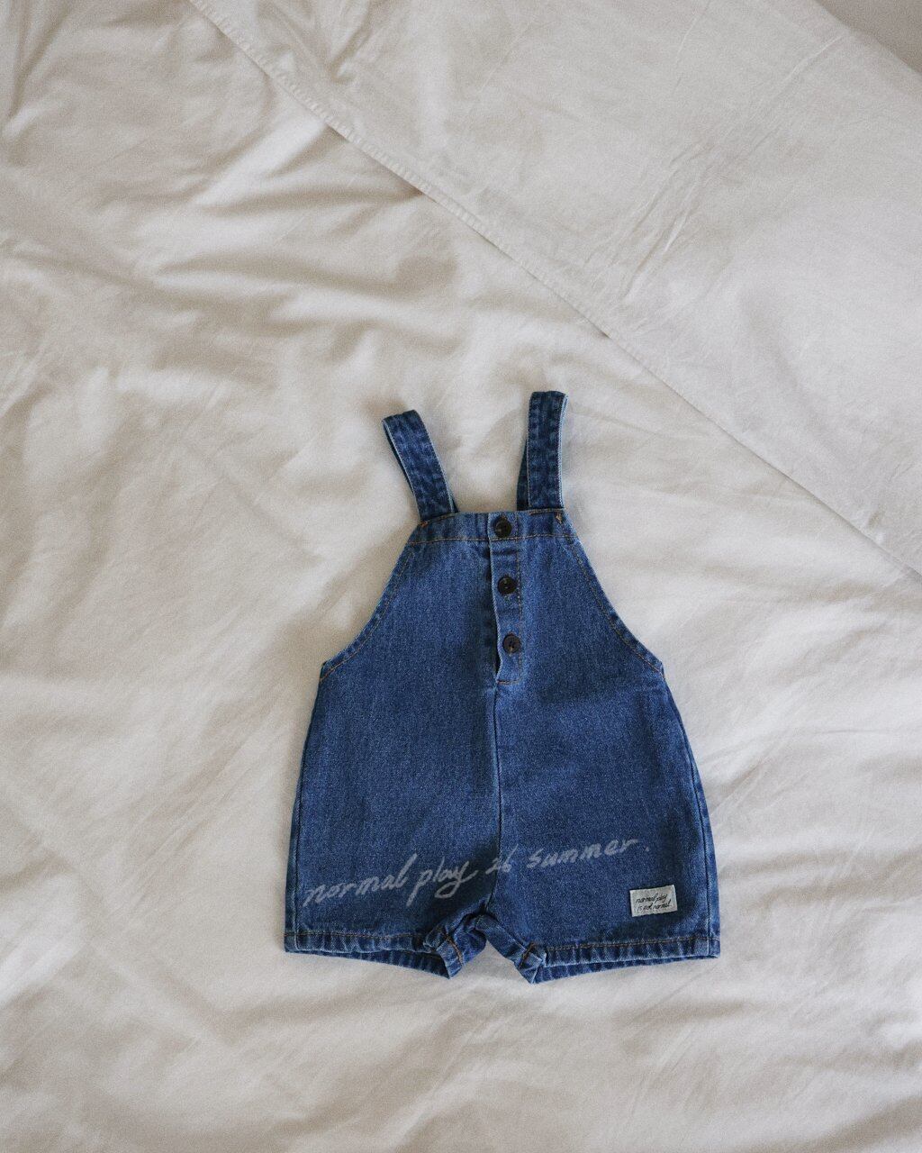 [NORMAL PLAY]papi denim overalls