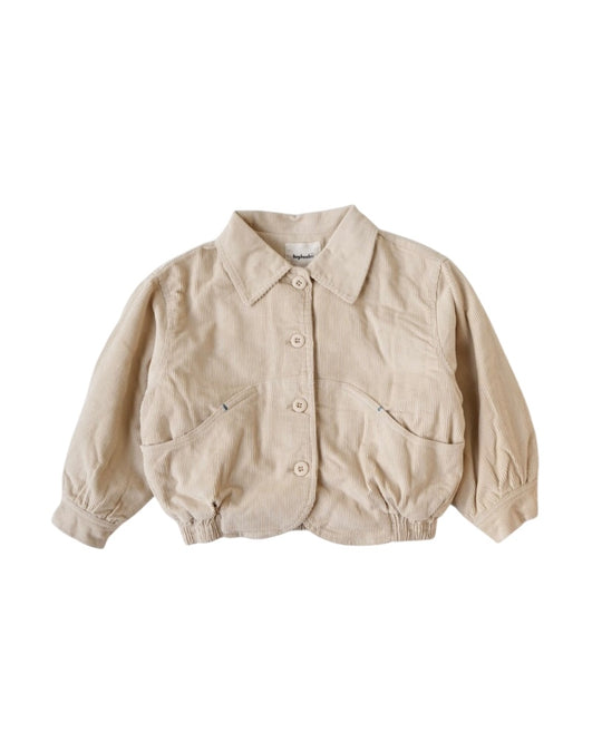 裏起毛コーデュロイバックプリーツJK.