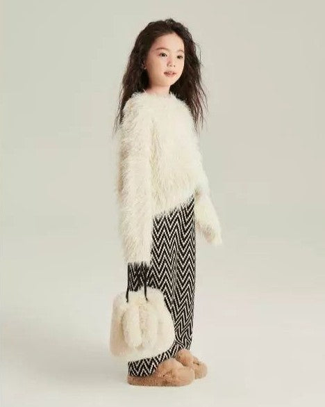 ジオメトリックソフトコーデュロイパンツ