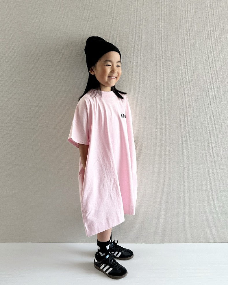ouiバックフリルTシャツワンピース