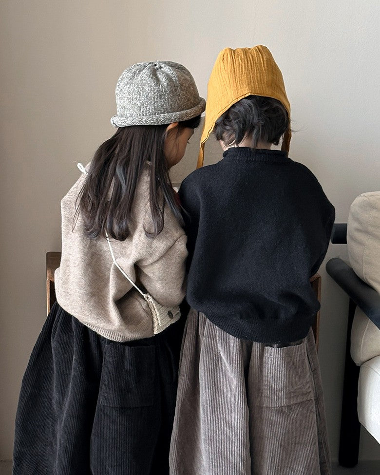 フラワージャガードニット