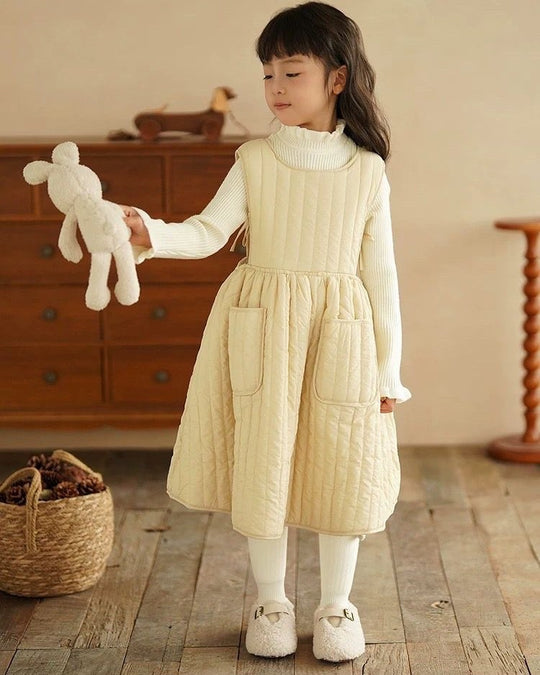 キルティングN/Sワンピース