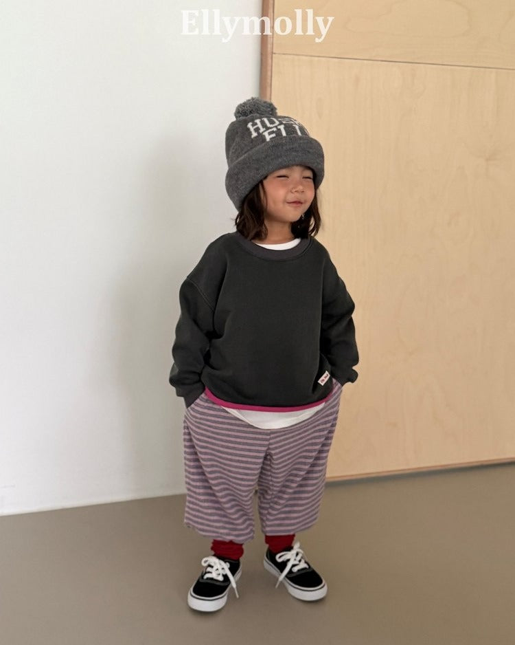 [ELLYMOLLY]ラフツートンダイイングスウェット