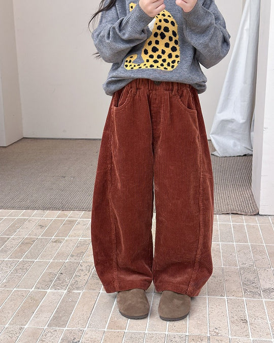 コーデュロイタックパンツ