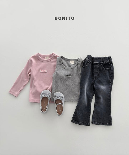 [BONITO]ブーツカットストレッチデニムパンツ