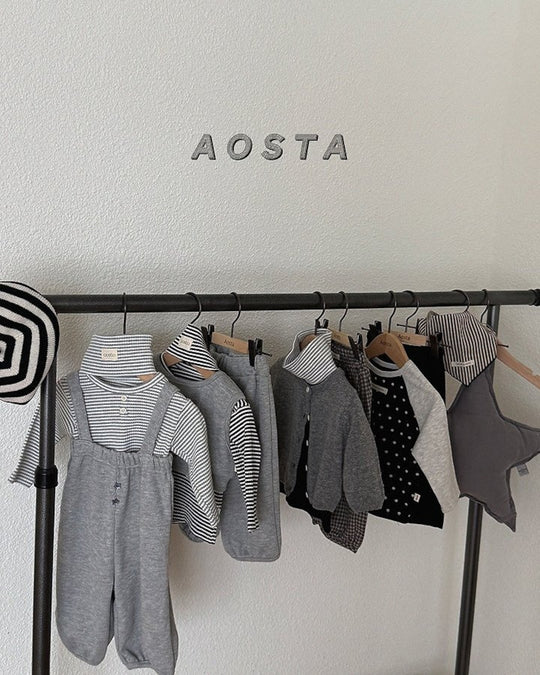 [AOSTA]Dot Raglan T