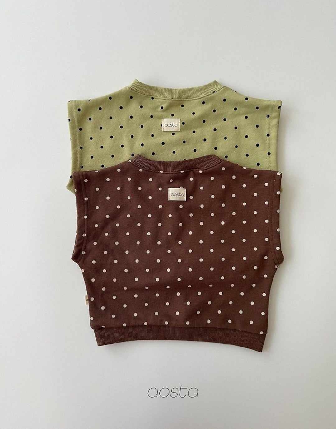 [AOSTA]Dot Tongtong Vest
