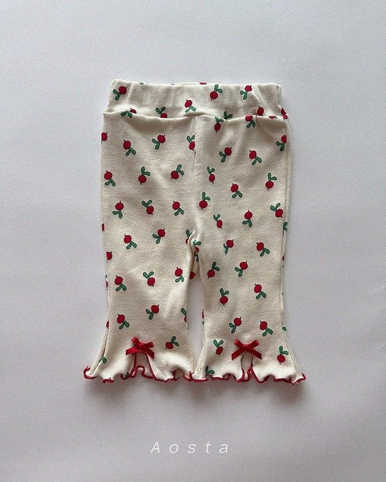 [aosta]lip ribbon pants