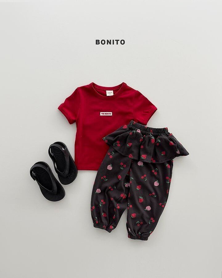 [BONITO]frill jogger pants