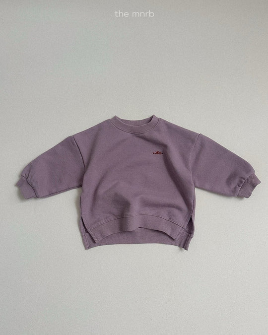 [minirobe]Asymmetric Sweatshirt