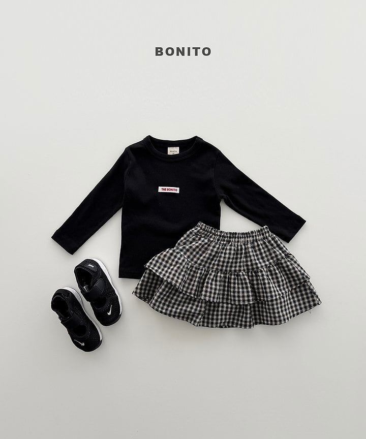 [BONITO]チェックインナーパンツスカート